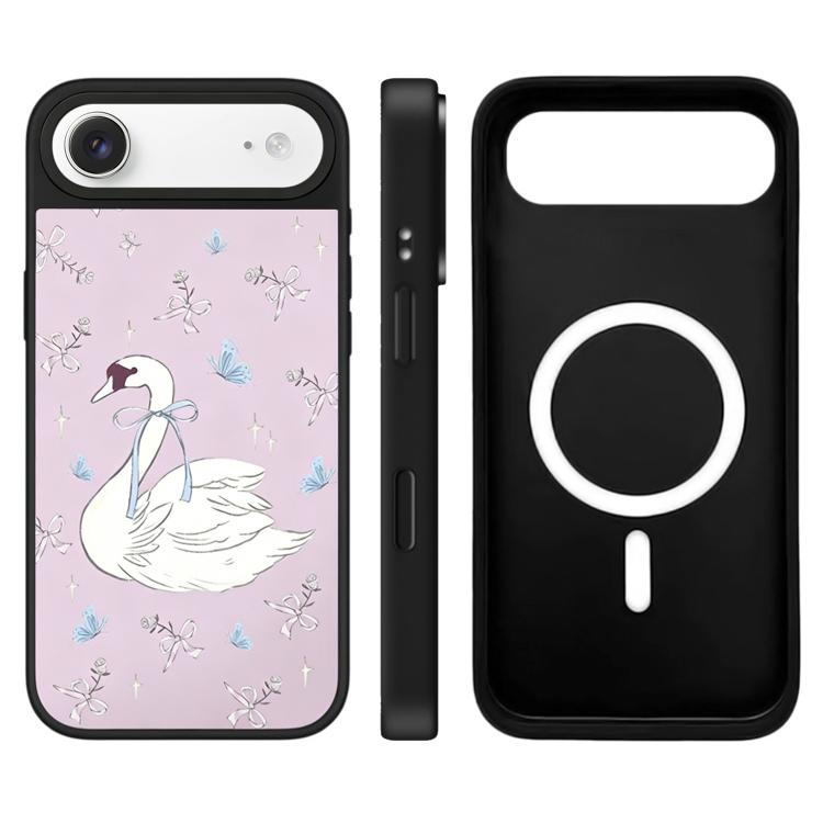 For iPhone Air Hi Forest Series Pattern Camera Control Button Mirror Magnetic Phone Case