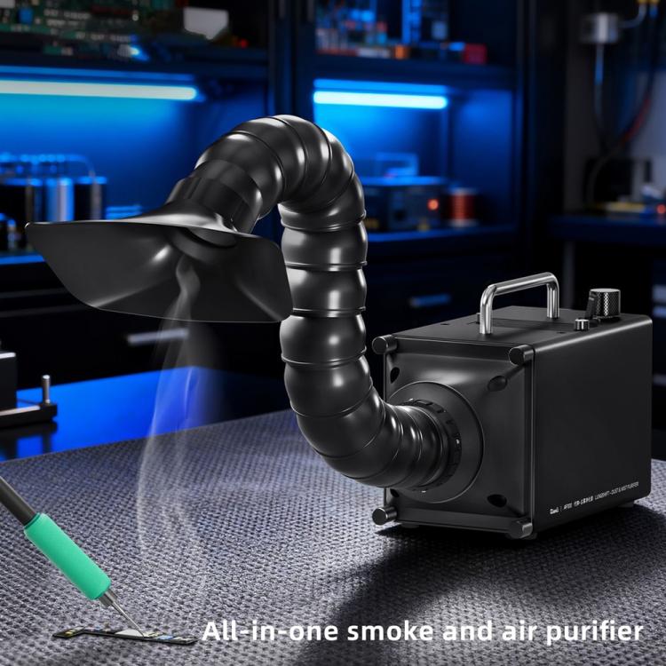 Qianli AF100 Lung-Replacement Manual / Automatic High-Suction Dust and Mist Purifier, Plug:EU Plug