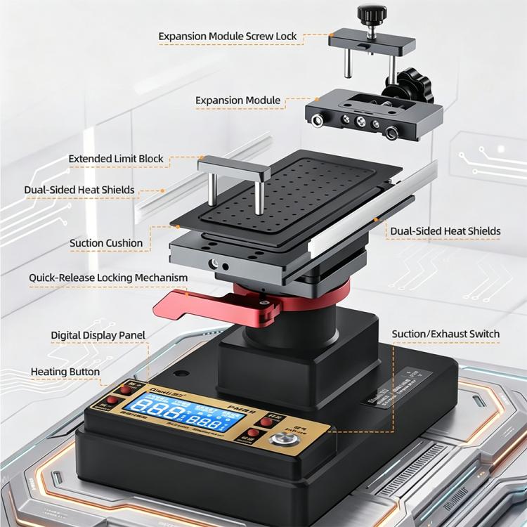 Qianli PM86 Universal Screen Disassembling Heating Separator, Plug:US Plug