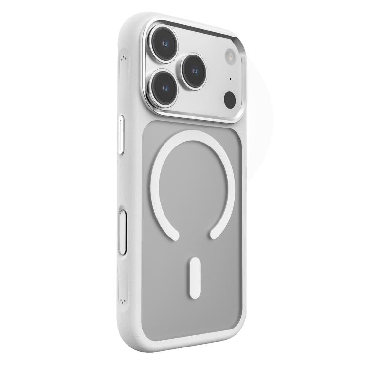 For iPhone 17 Pro Mutural Skin Feel Series Shockproof Frosted Magnetic Phone Case