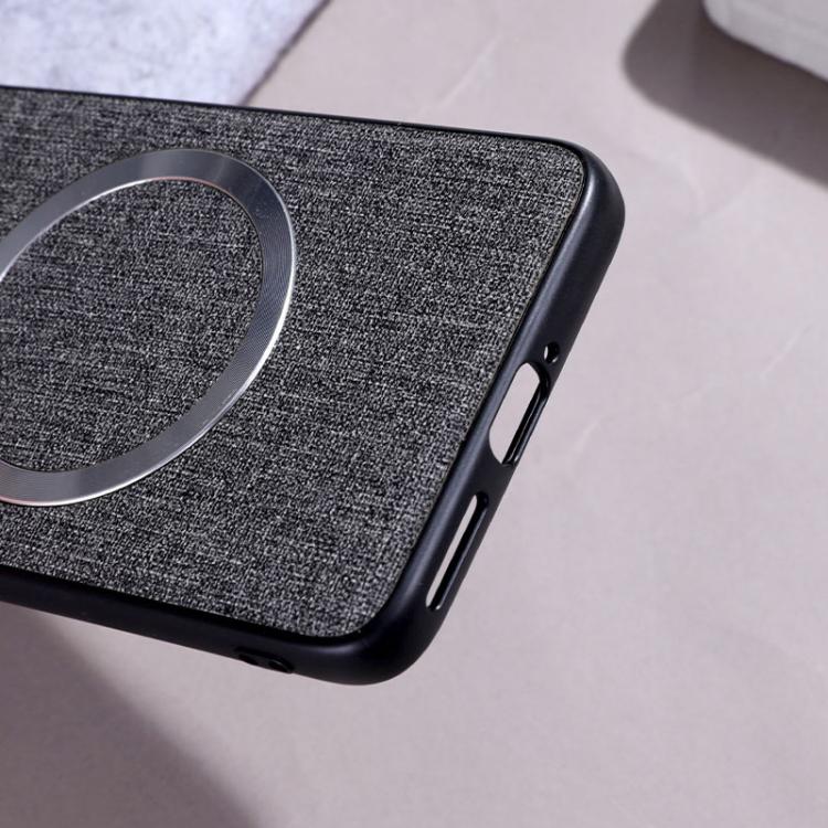 For Motorola Edge 50 Neo CD Magsafe Magnetic Cloth Texture Phone Case