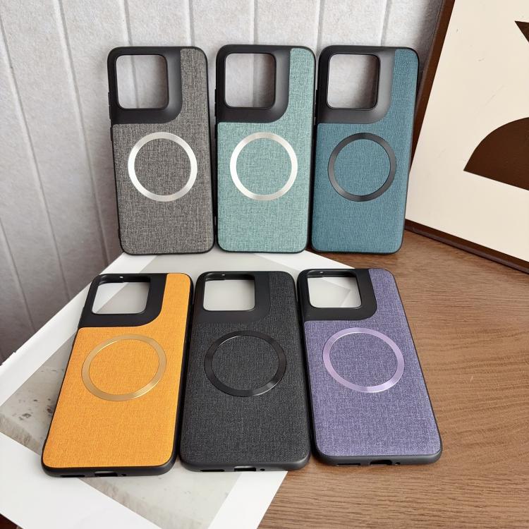 For Motorola Edge 70 Fusion CD Magsafe Magnetic Cloth Texture Phone Case
