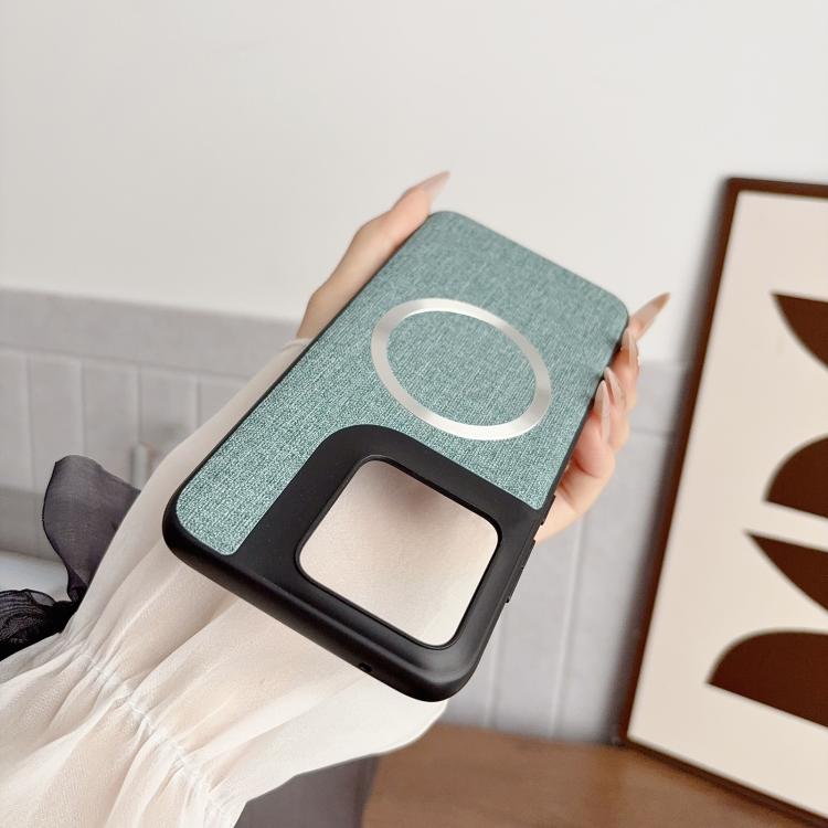 For Motorola Edge 70 Fusion CD Magsafe Magnetic Cloth Texture Phone Case