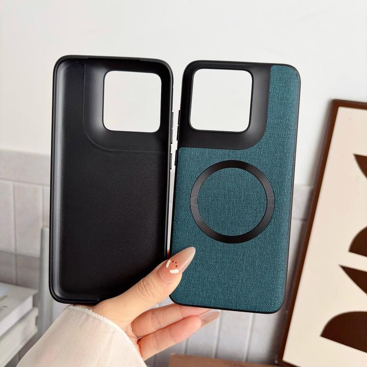 For Motorola Edge 70 Fusion CD Magsafe Magnetic Cloth Texture Phone Case