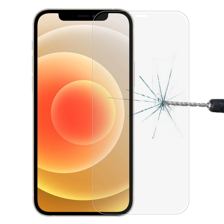 For iPhone 12 / 12 Pro Frosted Bright Edge Anti-fingerprint Tempered Glass Film