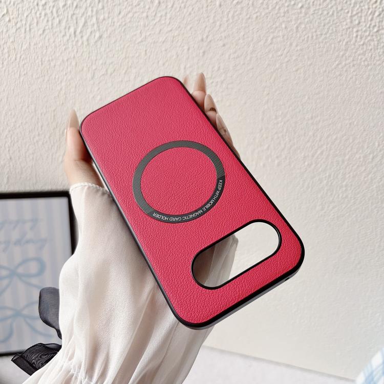 For Google Pixel 10a PU MagSafe Magnetic Phone Case