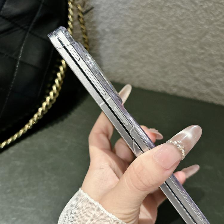 For OPPO Find N6 5G Gilded Shell Pattern Axial Magnetic Phone Case with 360 Holder