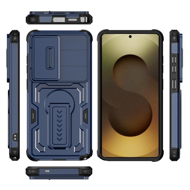 For Galaxy S26 Ultra 5G Slid Camera Shield Invisible Holder PC Hybrid TPU Phone Case