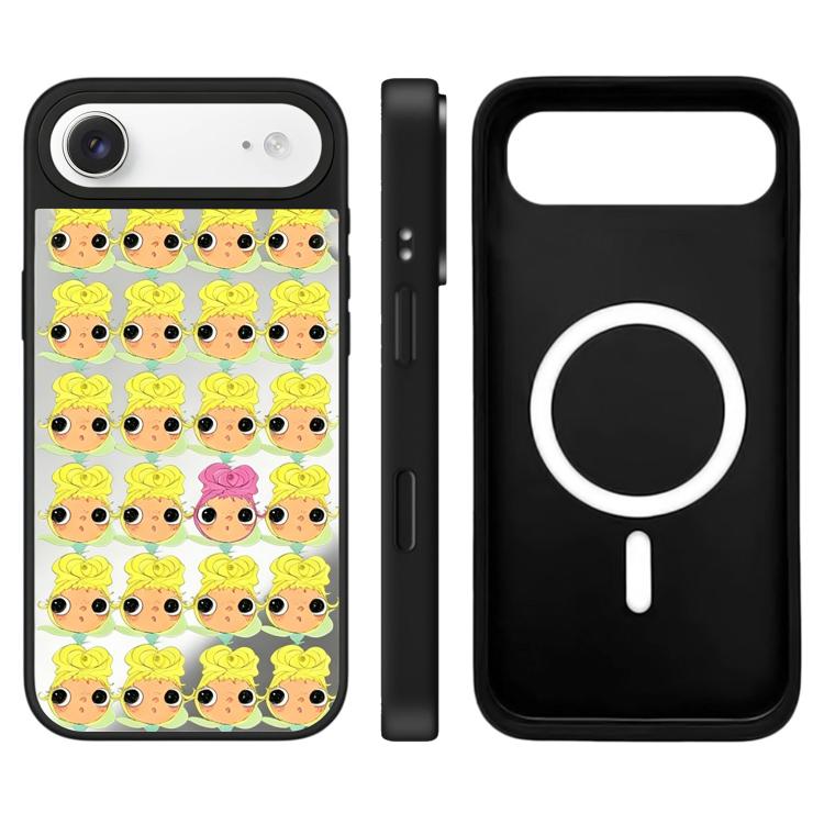 For iPhone Air YUY Series Pattern Camera Control Button Mirror Magnetic Phone Case