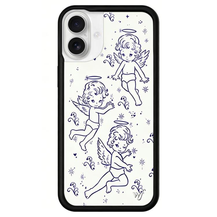 For iPhone 17 WildFlow Clock Sheep Series Pattern Phone Case