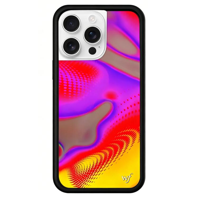 For iPhone 15 Pro Max WildFlow Clock Sheep Series Pattern Phone Case