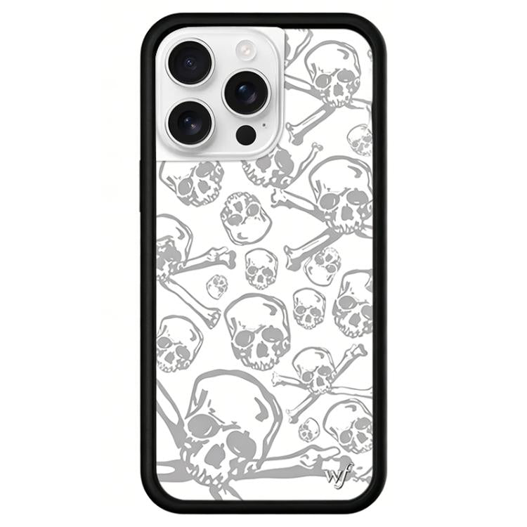 For iPhone 15 Pro WildFlow Clock Sheep Series Pattern Phone Case