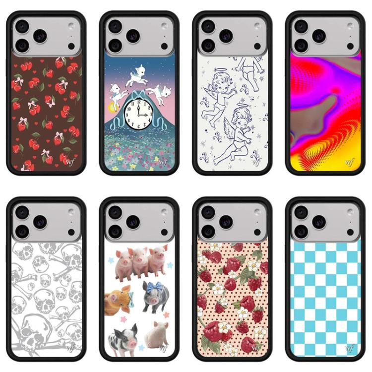 For iPhone 16 Pro Max WildFlow Clock Sheep Series Pattern Phone Case