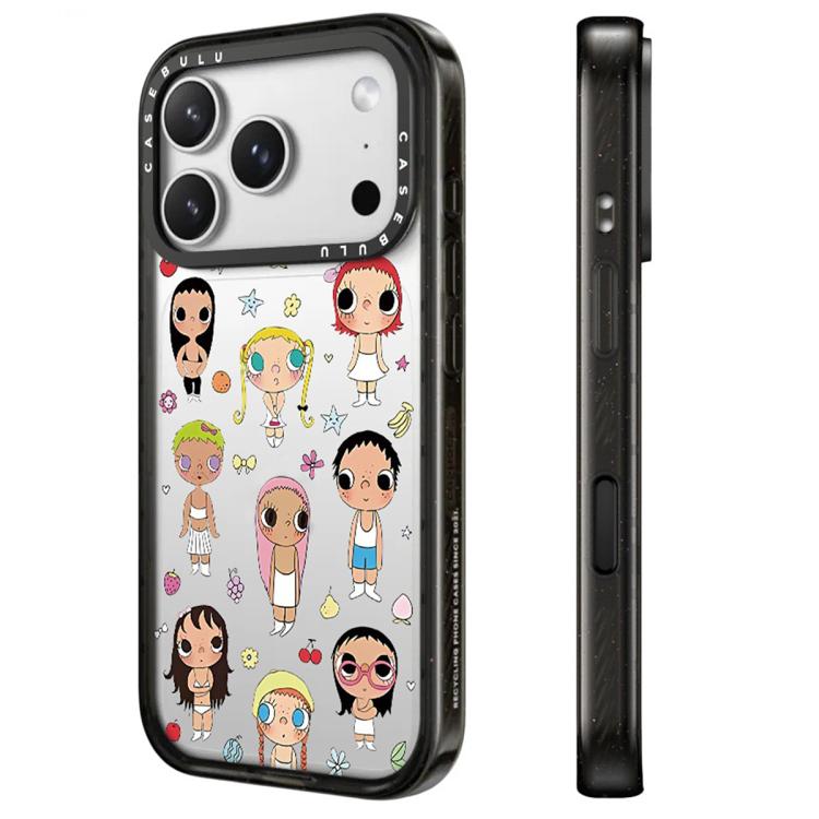 For iPhone 15 Plus YUY Series Pattern Transparent Acrylic Phone Case