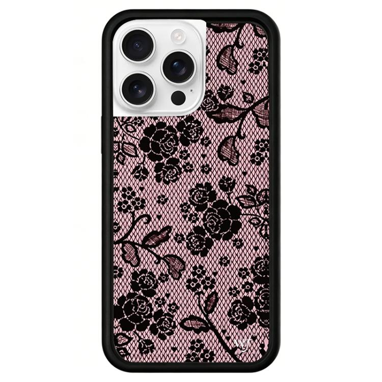 For iPhone 16 Pro Max WildFlow Party Series Pattern Phone Case
