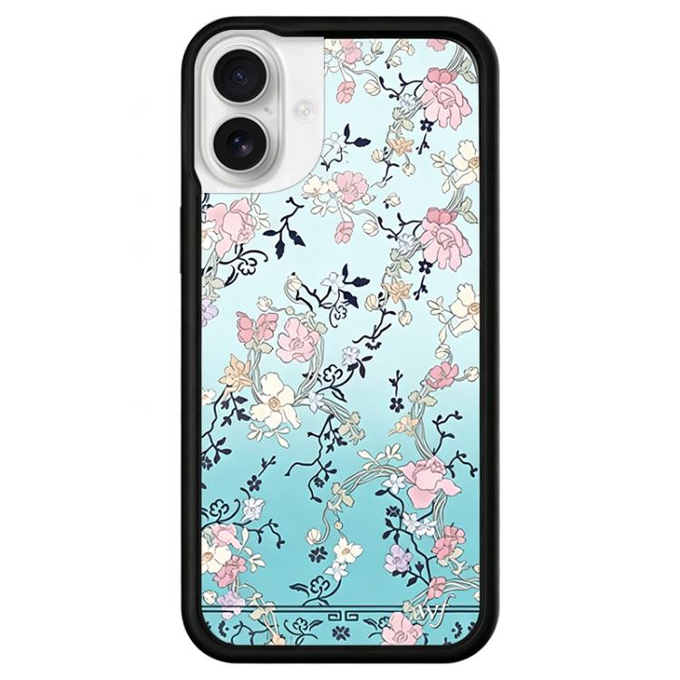 For iPhone 16 Plus WildFlow Party Series Pattern Phone Case