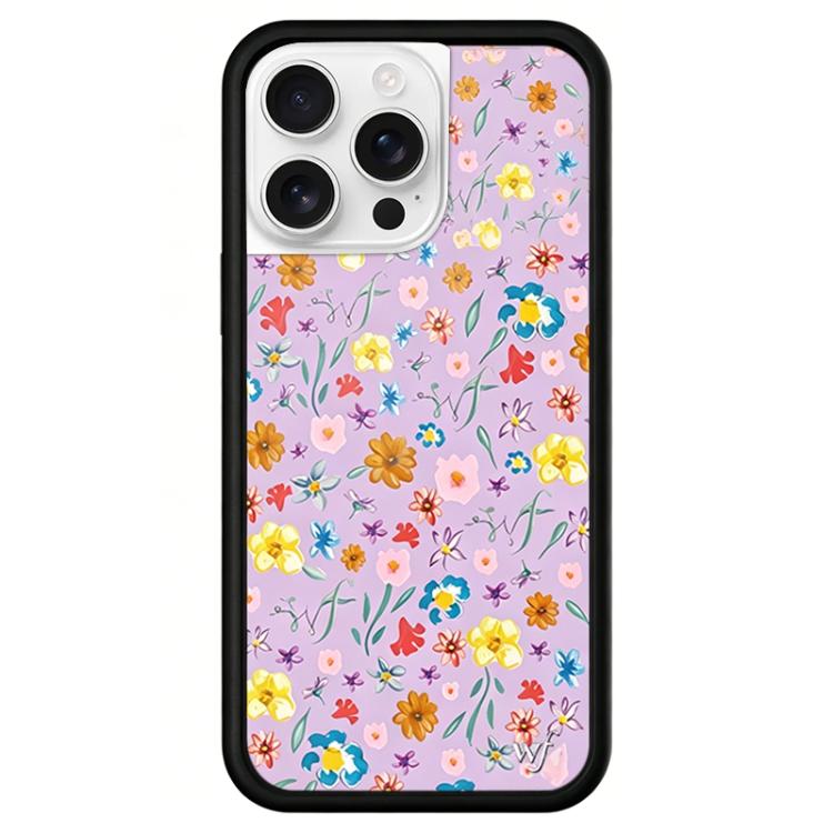 For iPhone 15 Pro Max WildFlow Party Series Pattern Phone Case