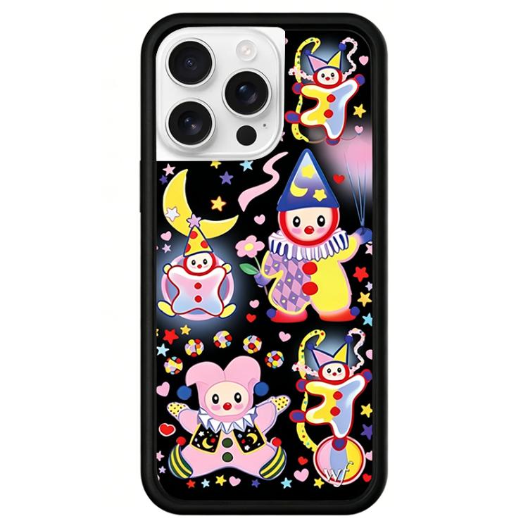 For iPhone 15 Pro Max WildFlow Party Series Pattern Phone Case