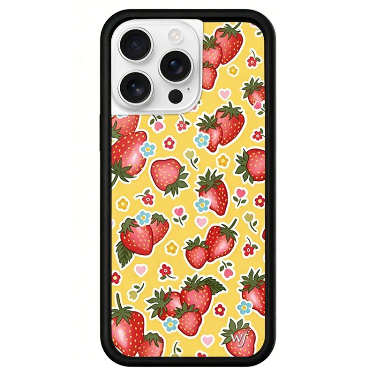 For iPhone 15 Pro WildFlow Party Series Pattern Phone Case