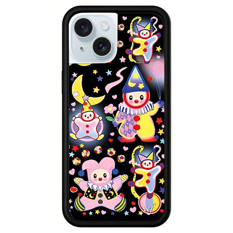 For iPhone 15 Plus WildFlow Party Series Pattern Phone Case