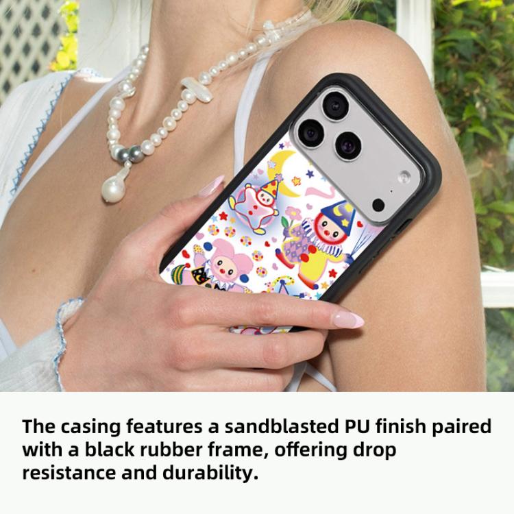For iPhone 15 Pro Max WildFlow Party Series Pattern Phone Case