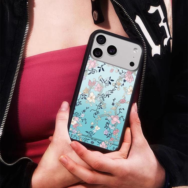 For iPhone 15 WildFlow Party Series Pattern Phone Case