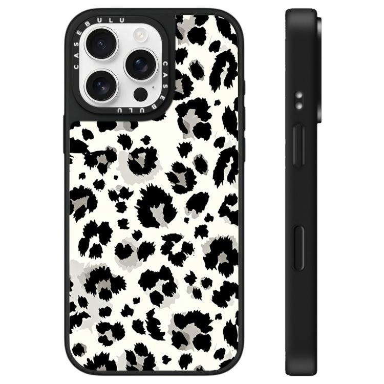 For iPhone 16 Pro Max Stars Leopard Series Pattern Mirror Phone Case