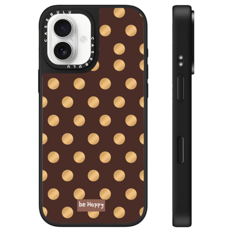 For iPhone 16 Stars Leopard Series Pattern Mirror Phone Case