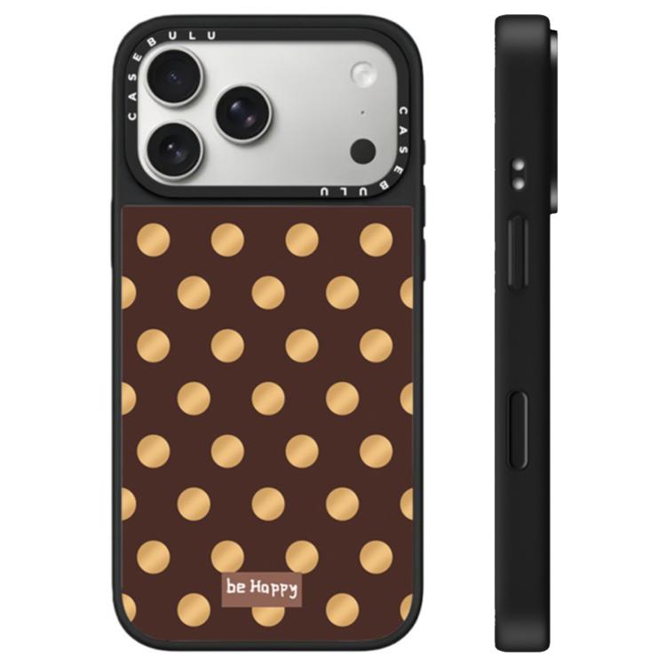 For iPhone 17 Pro Max Stars Leopard Series Pattern Camera Control Button Mirror Phone Case