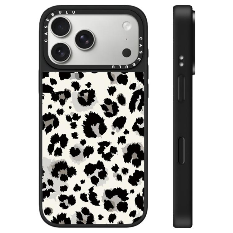 For iPhone 17 Pro Max Stars Leopard Series Pattern Camera Control Button Mirror Phone Case
