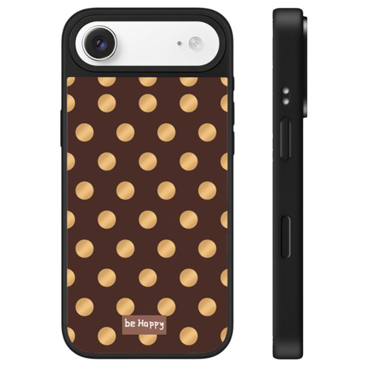 For iPhone Air Stars Leopard Series Pattern Camera Control Button Mirror Phone Case
