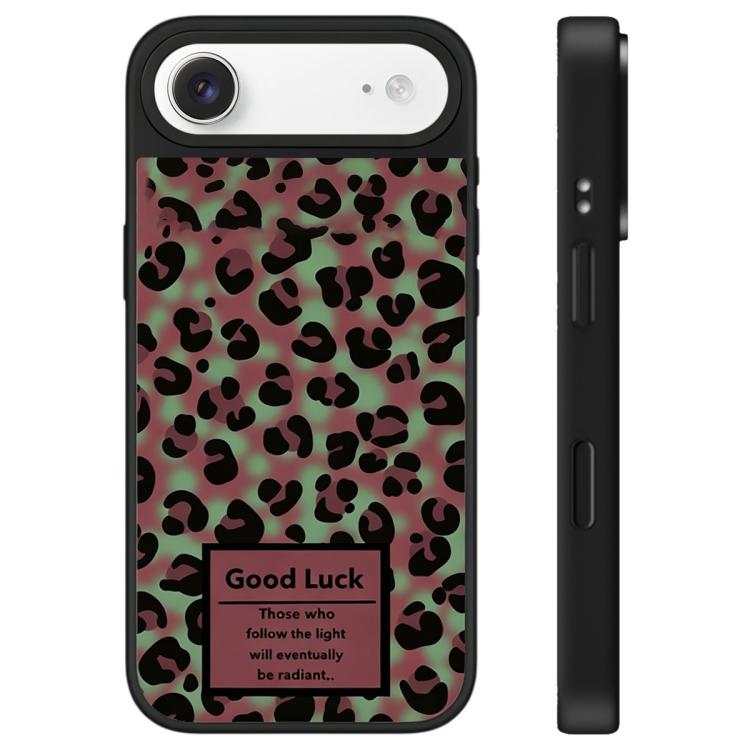 For iPhone Air Stars Leopard Series Pattern Camera Control Button Mirror Phone Case