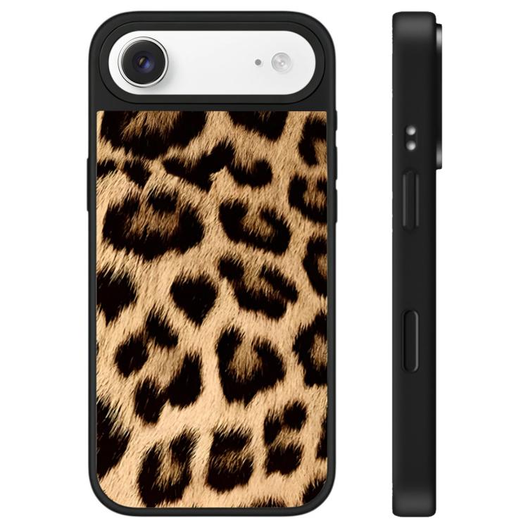 For iPhone Air Stars Leopard Series Pattern Camera Control Button Mirror Phone Case