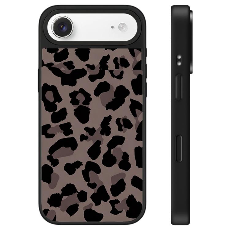For iPhone Air Stars Leopard Series Pattern Camera Control Button Mirror Phone Case