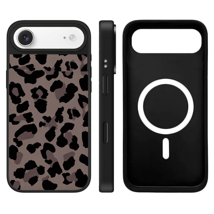 For iPhone Air Stars Leopard Series Pattern Camera Control Button Mirror Magnetic Phone Case