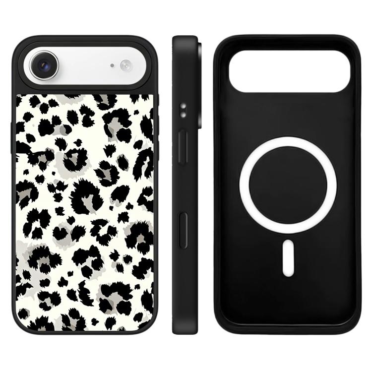 For iPhone Air Stars Leopard Series Pattern Camera Control Button Mirror Magnetic Phone Case