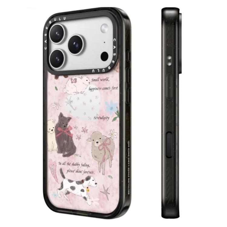 For iPhone 16 Hi Forest Series Pattern Transparent Acrylic Phone Case