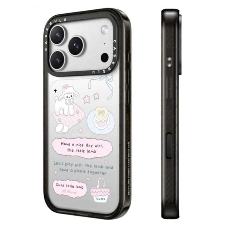 For iPhone 15 Pro Hi Forest Series Pattern Transparent Acrylic Phone Case