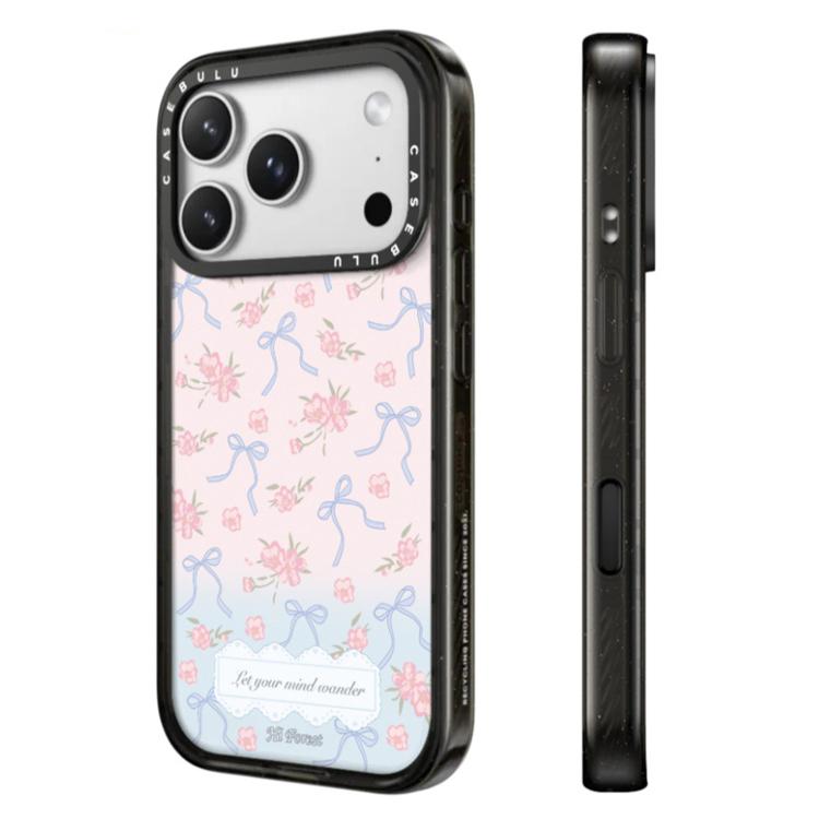 For iPhone 15 Hi Forest Series Pattern Transparent Acrylic Phone Case
