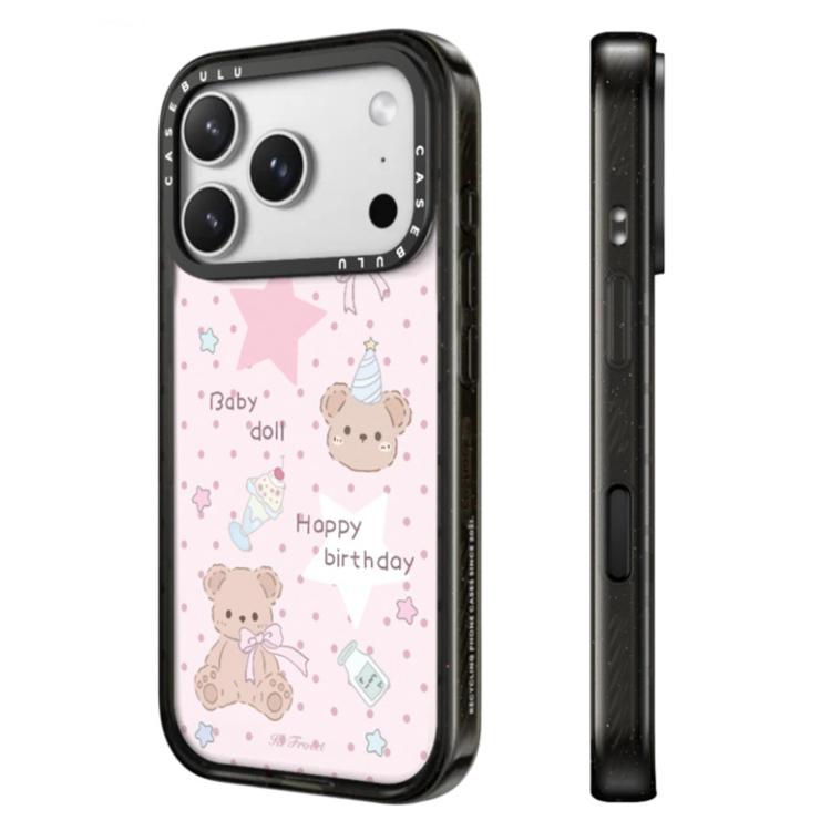For iPhone 15 Hi Forest Series Pattern Transparent Acrylic Phone Case