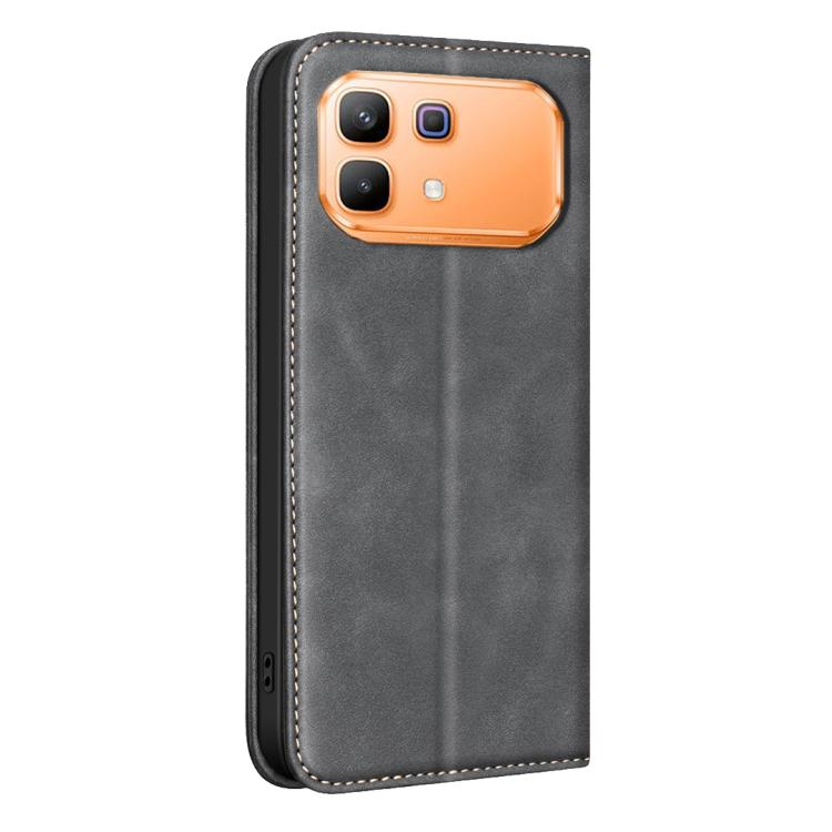 For Infinix Note 60 5G / 60 Pro 5G BINFEN COLOR Calfskin Texture Magnetic RFID Vegan Leather Phone Case