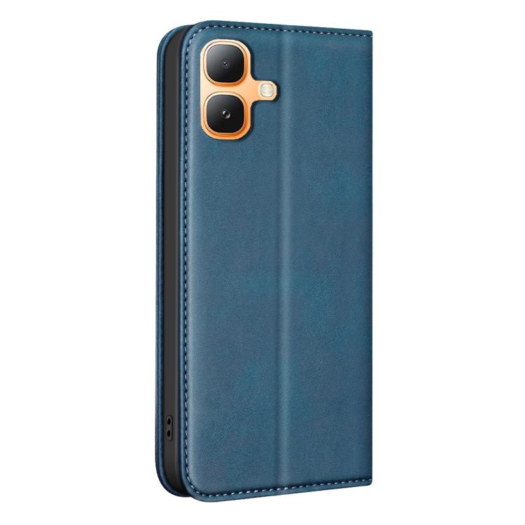 For Infinix Smart 20 4G BINFEN COLOR Calfskin Texture Magnetic RFID Vegan Leather Phone Case