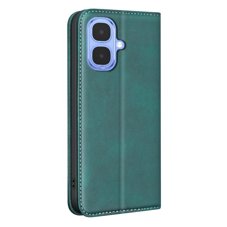 For Infinix Smart 10 / Tecno Pop 10 BINFEN COLOR Calfskin Texture Magnetic RFID Vegan Leather Phone Case