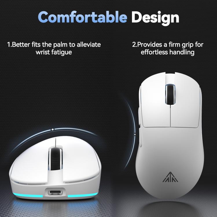 SOLAKAKA SM822 Tri-Mode 24000DPI 1000Hz Wireless Gaming Mouse with RGB Charging Dock