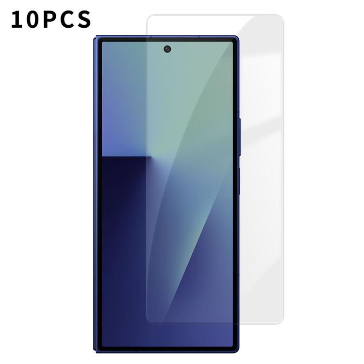 For Galaxy Z Fold8 Ultra 5G Outer Screen Kalebol 10pcs High-Aluminum Semi-Screen Anti-Fingerprint HD Tempered Glass Film