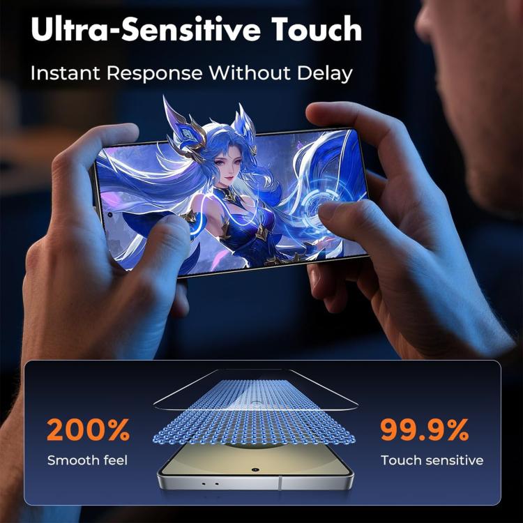 For Galaxy Z Fold8 Ultra 5G Outer Screen Kalebol 10pcs High-Aluminum Semi-Screen Anti-Fingerprint HD Tempered Glass Film