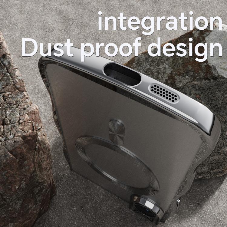 For Galaxy S26 5G Big Wave Electroplating MagSafe Magnetic Phone Case