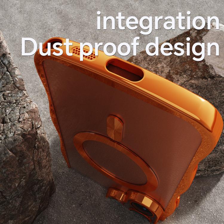 For Galaxy S26 Ultra 5G Big Wave Electroplating MagSafe Magnetic Phone Case
