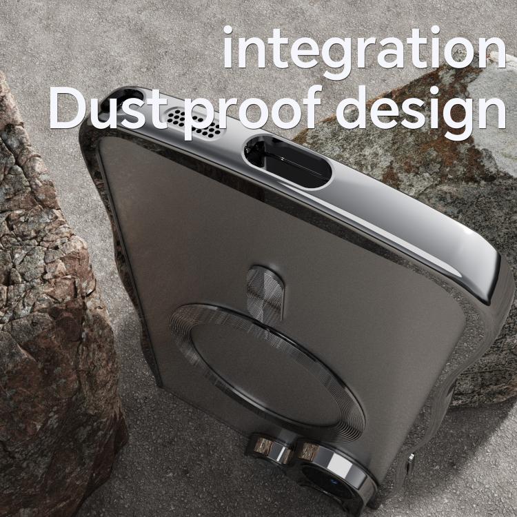 For Galaxy S26 Ultra 5G Big Wave Electroplating MagSafe Magnetic Phone Case