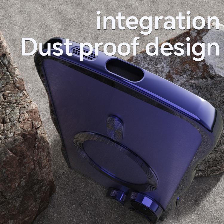 For Galaxy S26 Ultra 5G Big Wave Electroplating MagSafe Magnetic Phone Case
